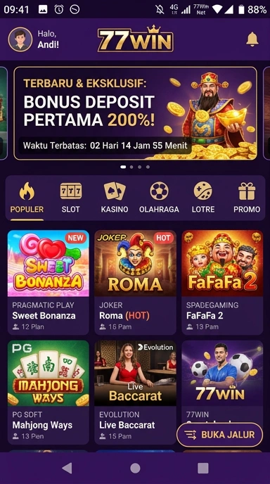 Link Alternatif 77win untuk Pengguna Android