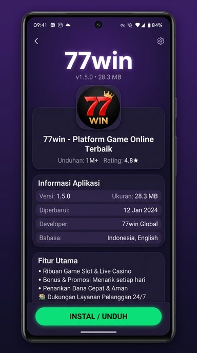 Download dan Instal APK 77win untuk Android di Indonesia
