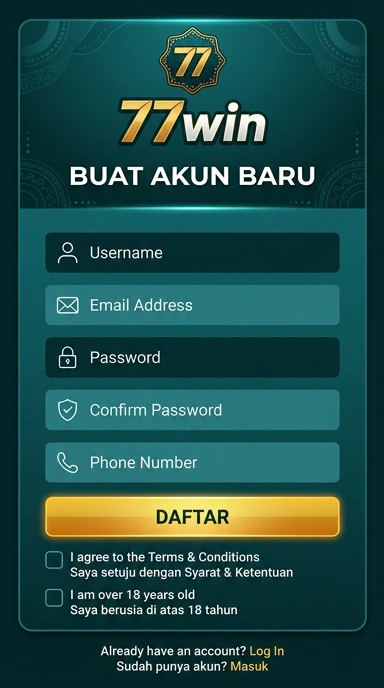 Cara Mudah Registrasi Akun 77win untuk Pengguna Android