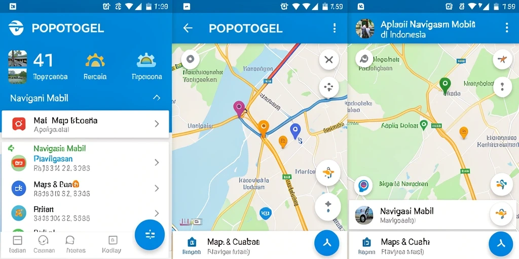 Tampilan antarmuka user-friendly dari aplikasi POPOTOGEL.