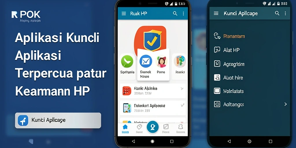 Antarmuka RPOK yang menawan dan fungsional untuk Kunci Aplikasi.